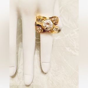 Real Collectibles by Adrienne Crisscross Ring